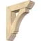 Ekena Millwork Imperial Slat Rough Sawn Bracket w/ Offset Brace, Douglas Fir, 8"W x 30"D x 34"H BKT0806X30X34IMP06RDF - alternate 1